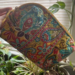 Vera Bradley cosmetics toiletry bag